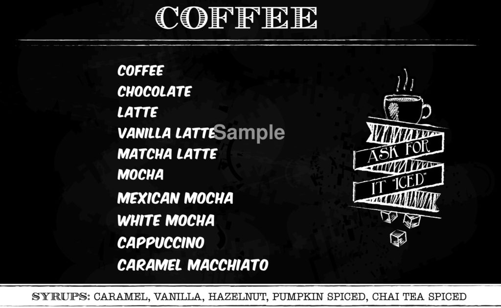 menu Coffee